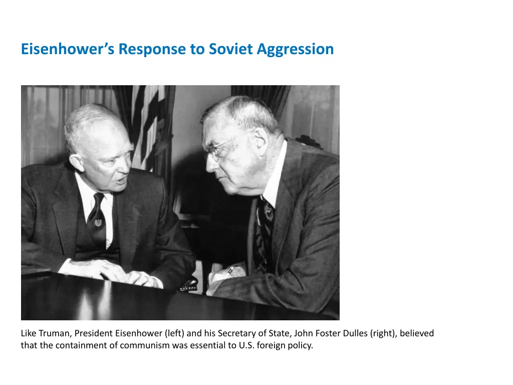 eisenhower s response to soviet aggression 2