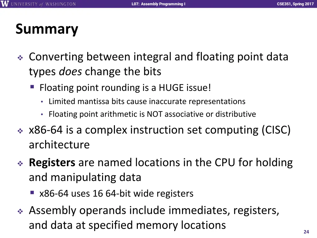 l07 assembly programming i 23