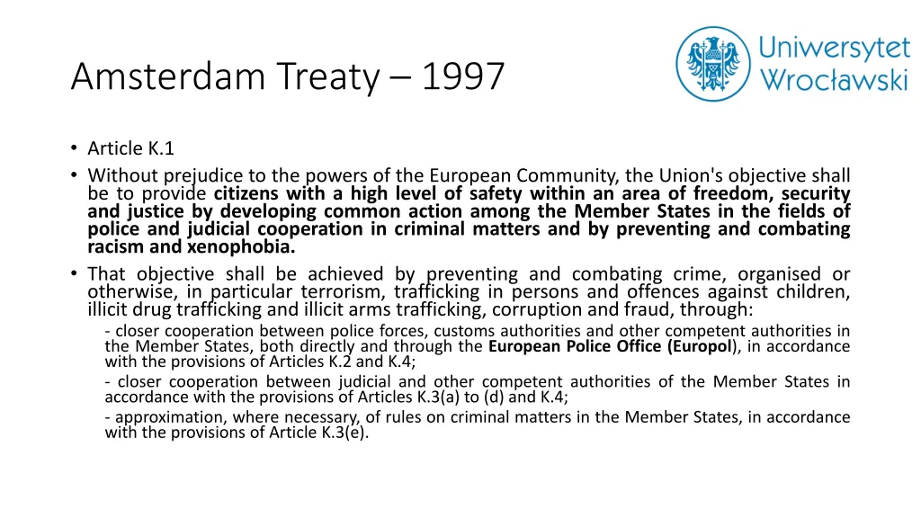 amsterdam treaty 1997 1