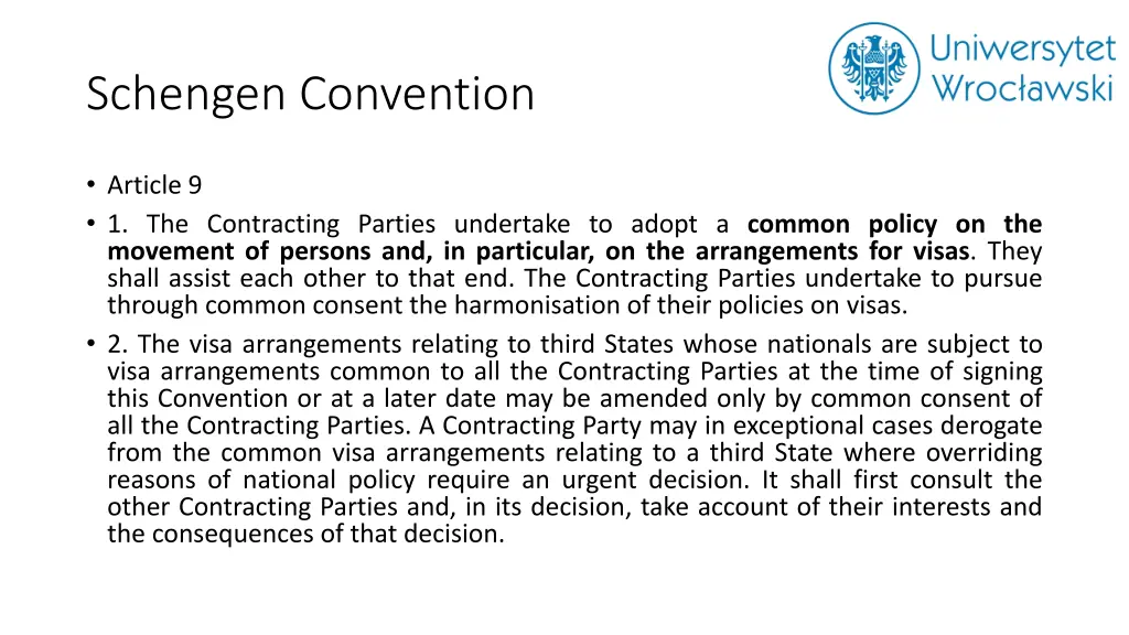 schengen convention 1