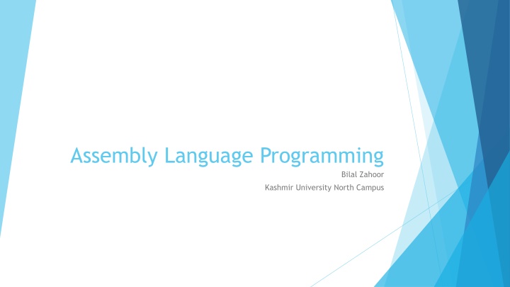 assembly language programming