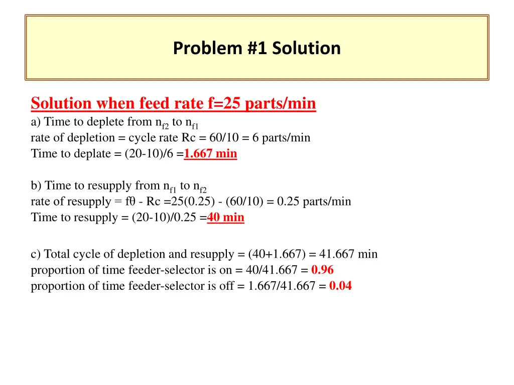 problem 1 solution