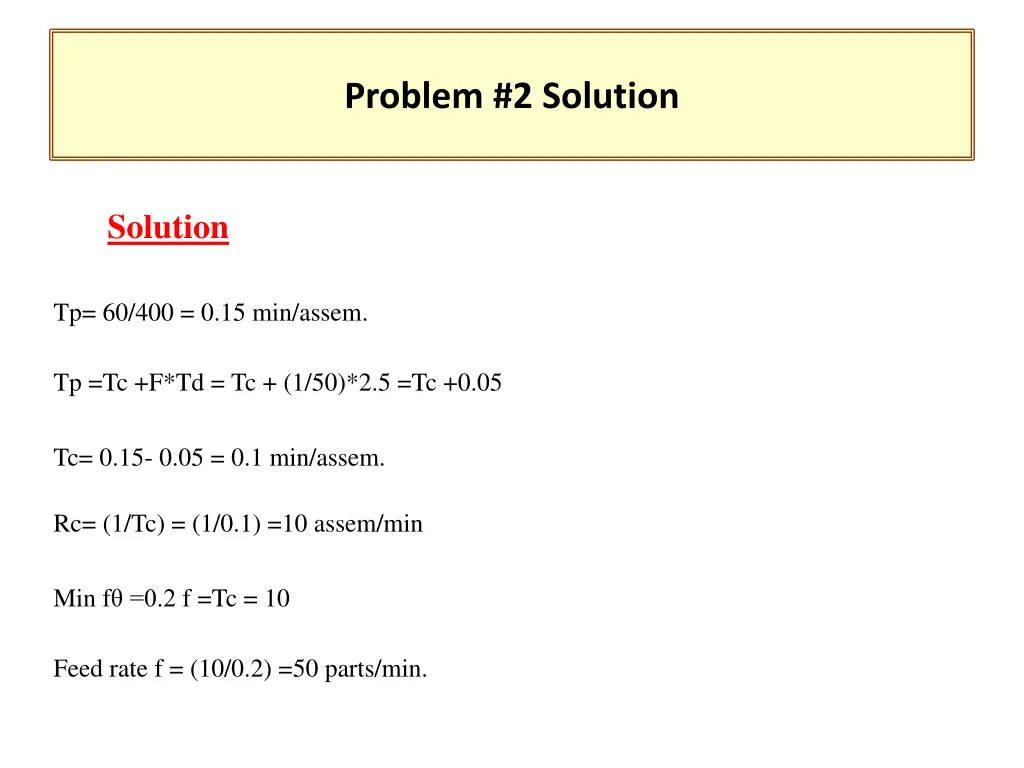 problem 2 solution