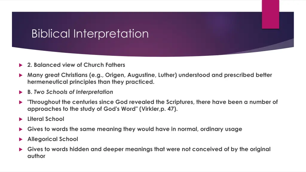 biblical interpretation 11