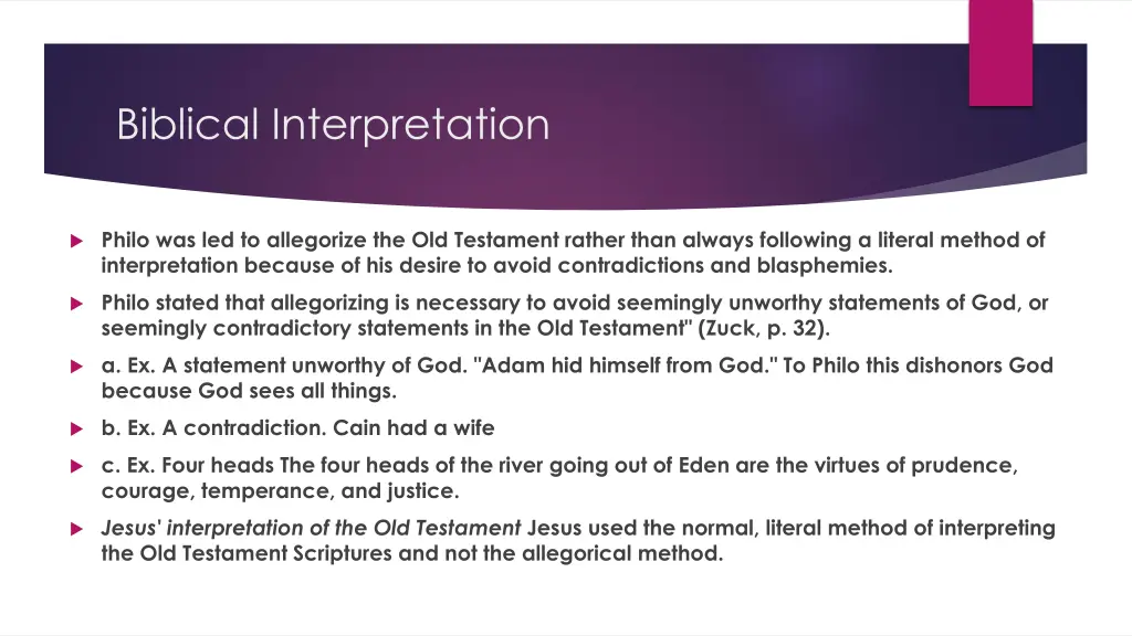 biblical interpretation 19