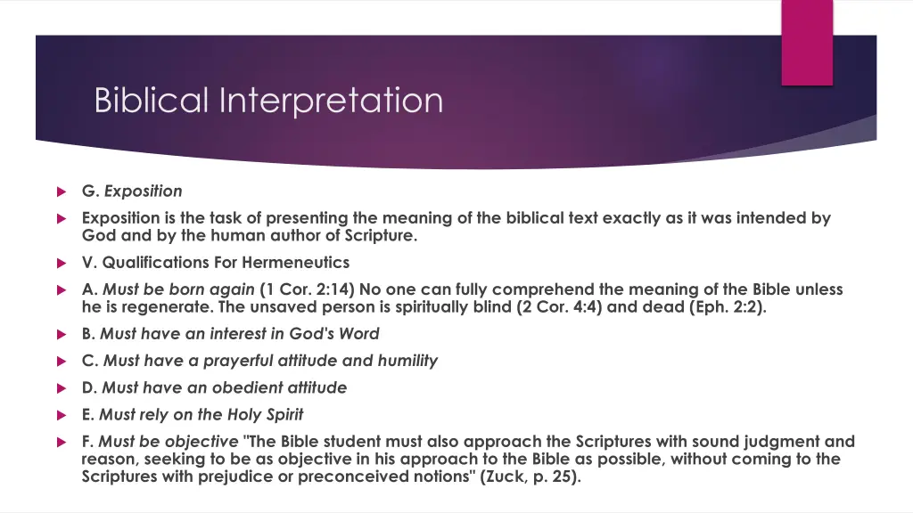 biblical interpretation 9