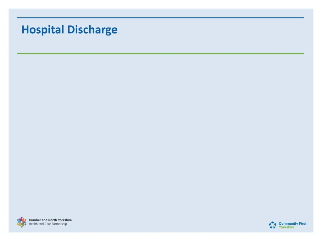 hospital discharge