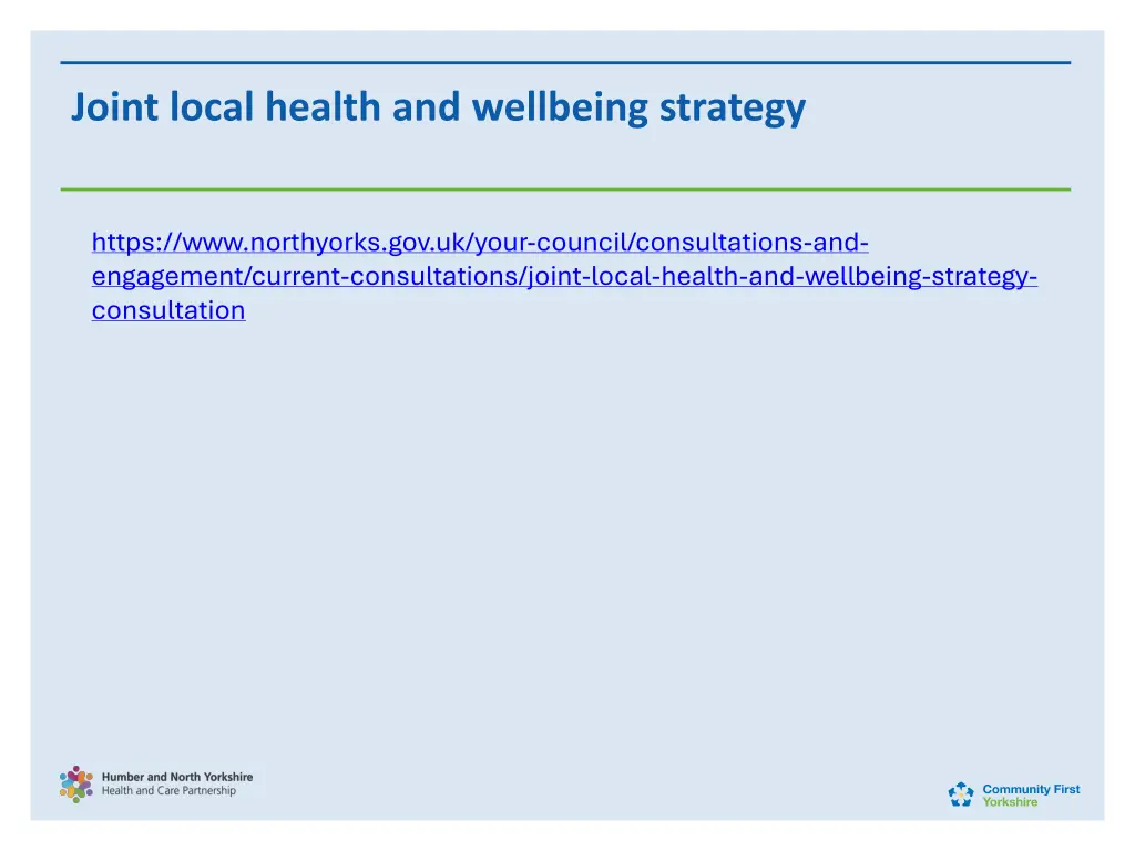 joint local health and wellbeing strategy