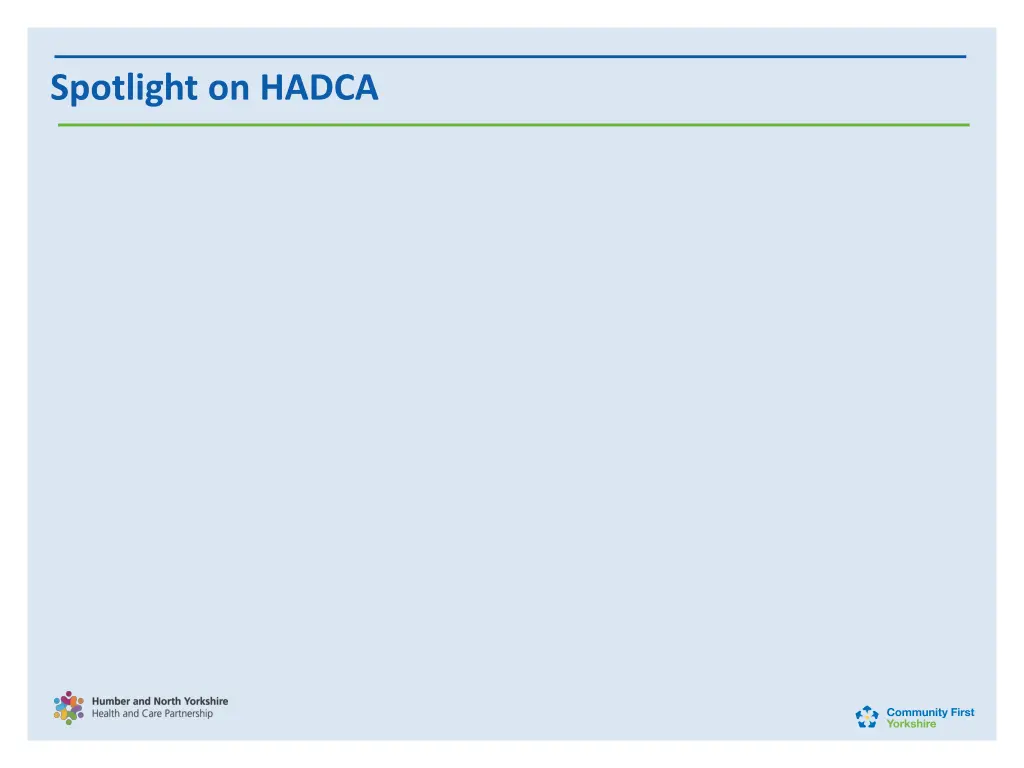 spotlight on hadca