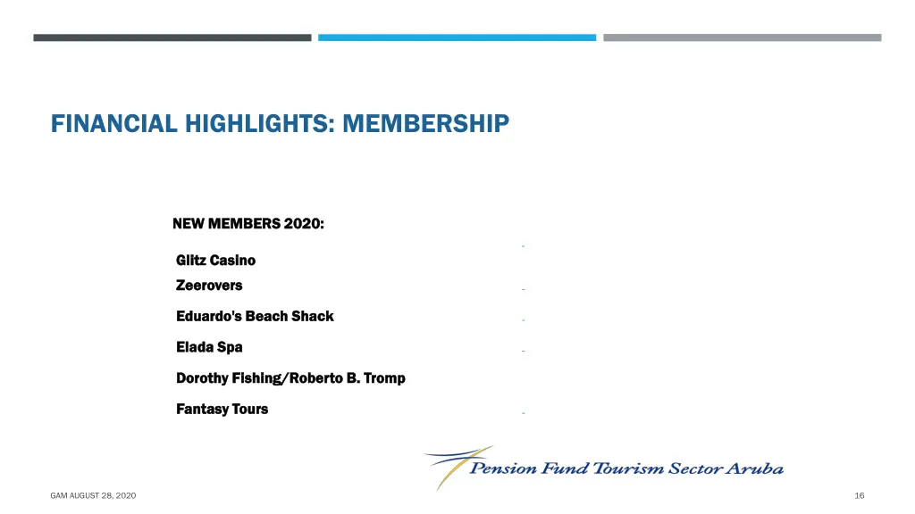 financial highlights membership 2