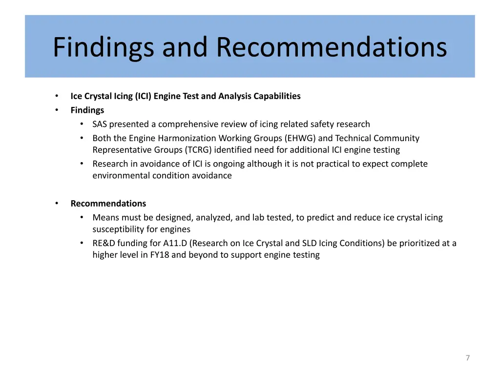 findings and recommendations 4