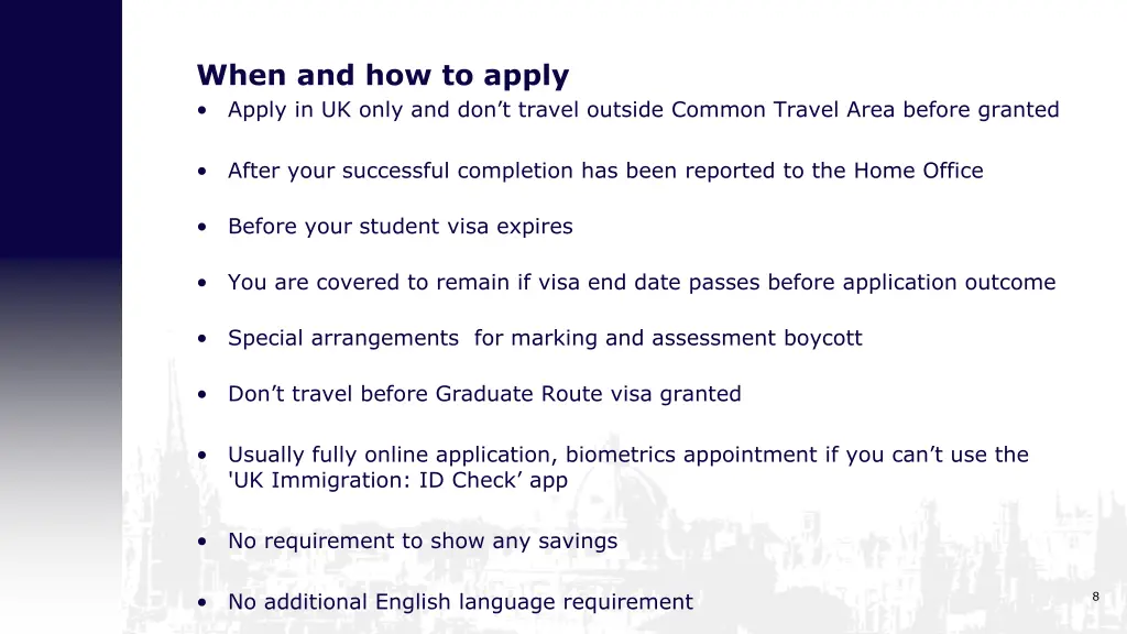 when and how to apply apply in uk only