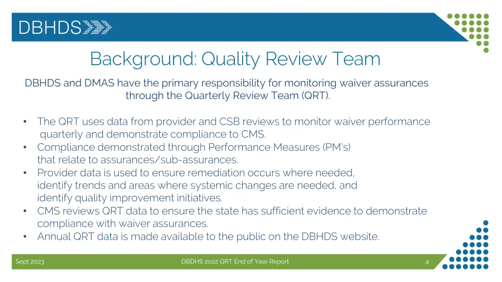 background quality review team