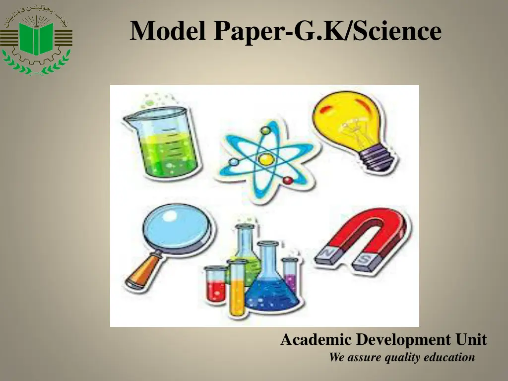 model paper g k science