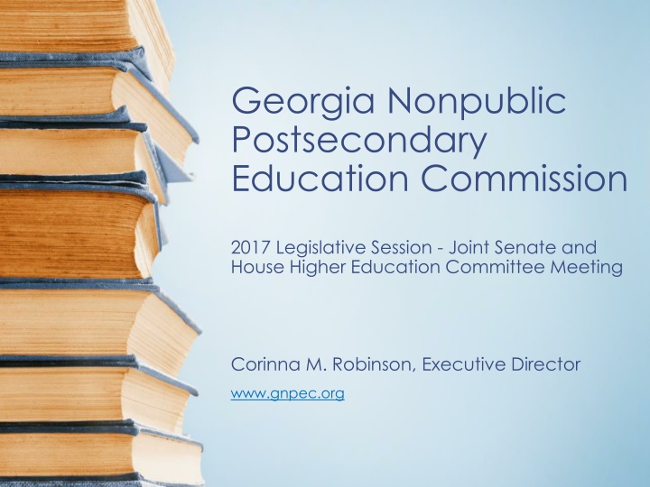 georgia nonpublic postsecondary education