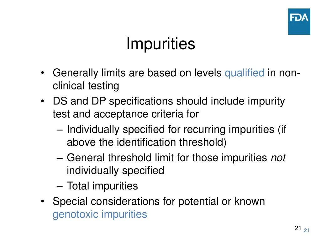 impurities 1