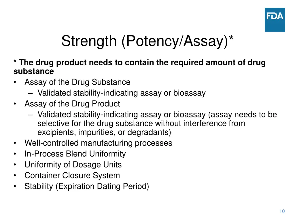 strength potency assay