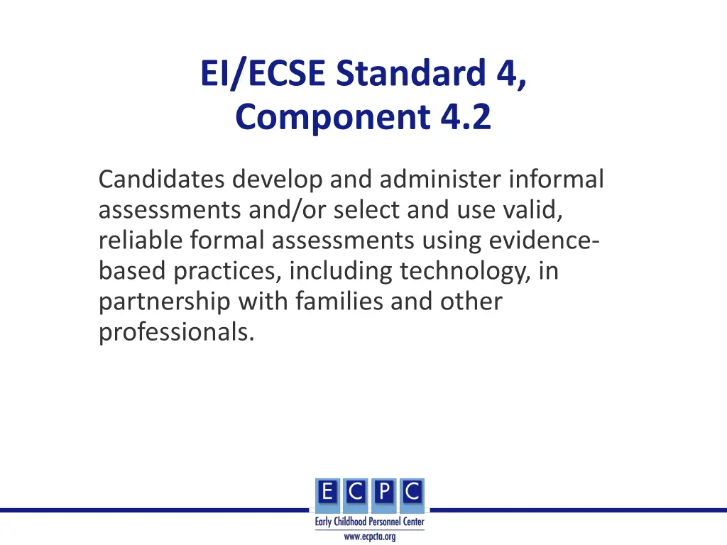 ei ecse standard 4 component 4 2