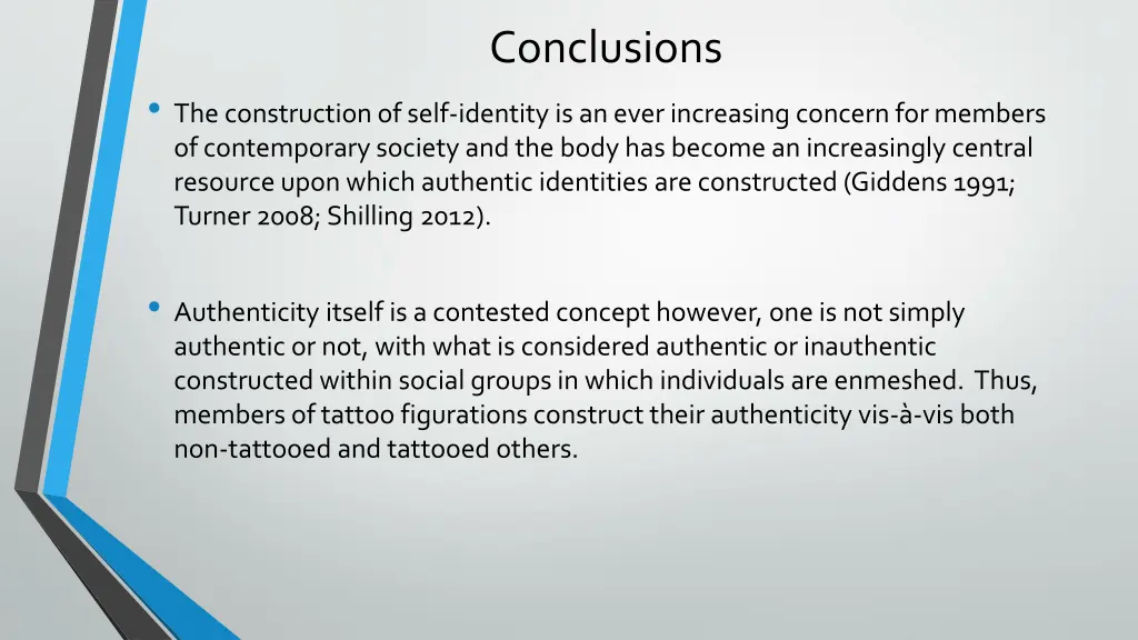 conclusions