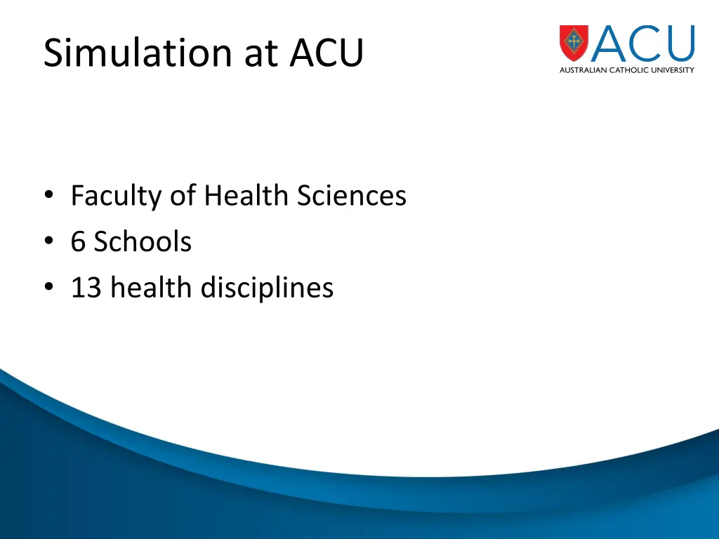 simulation at acu