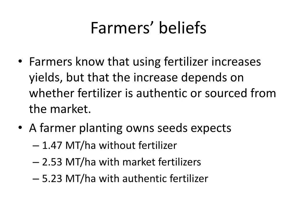 farmers beliefs 2