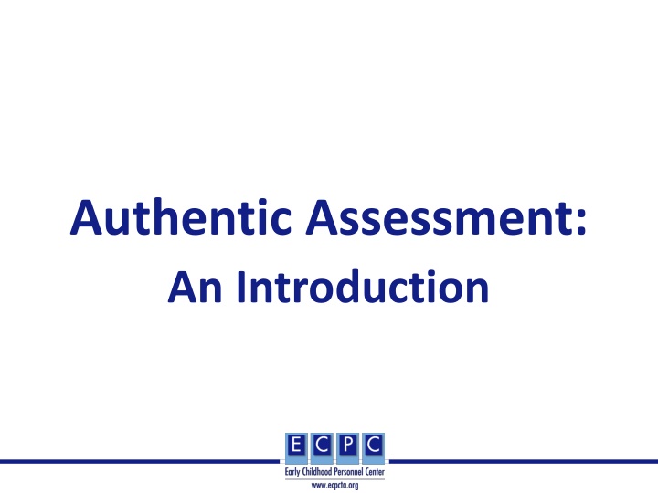 authentic assessment an introduction