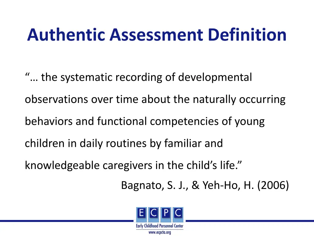 authentic assessment definition