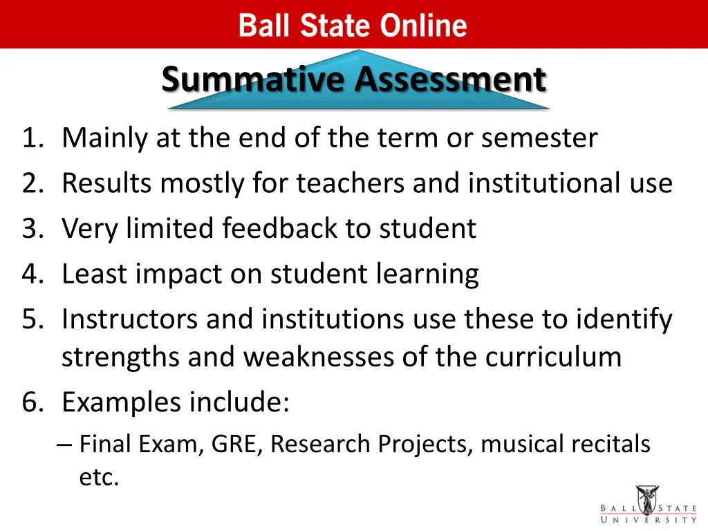 summative assessment