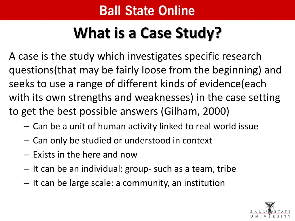 what is a case study