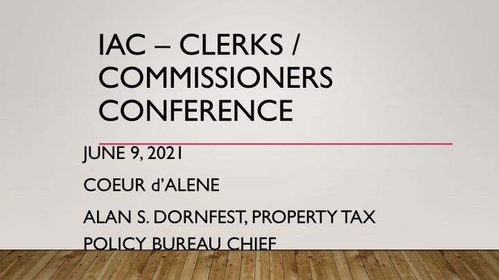 iac clerks commissioners conference