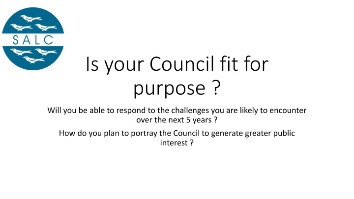 is your council fit for purpose