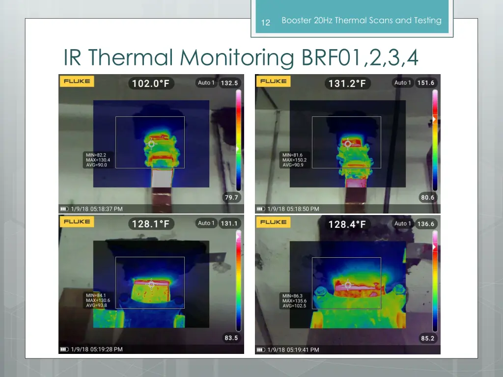 booster 20hz thermal scans and testing 10