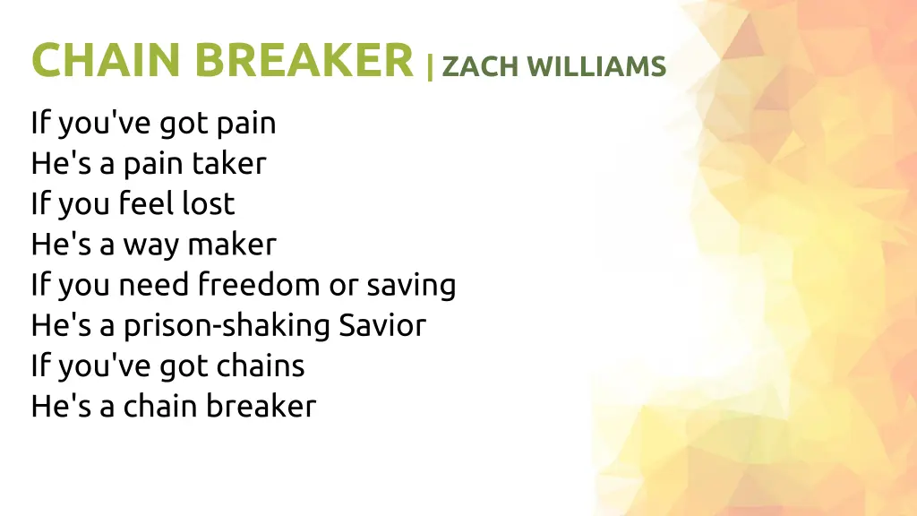 chain breaker zach williams 2