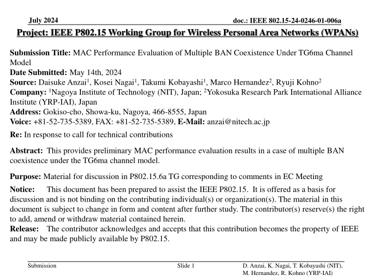 july 2024 project ieee p802 15 working group