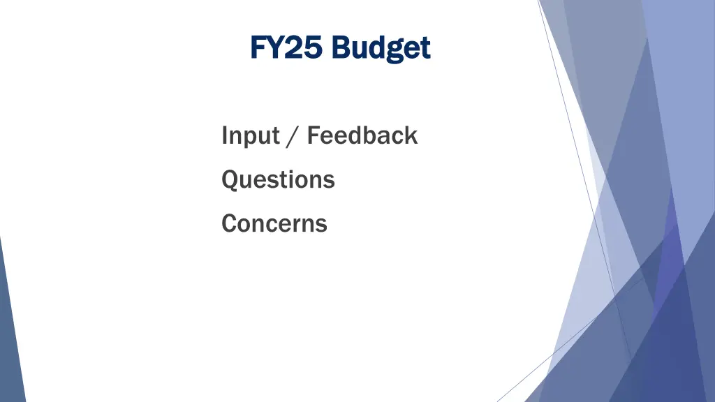 fy25 budget fy25 budget 2