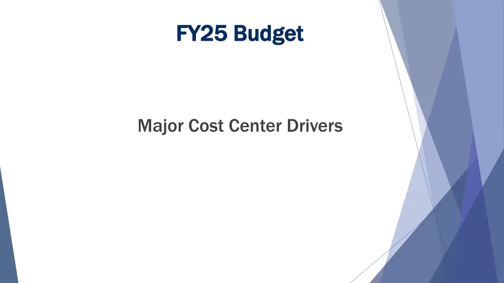 fy25 budget fy25 budget