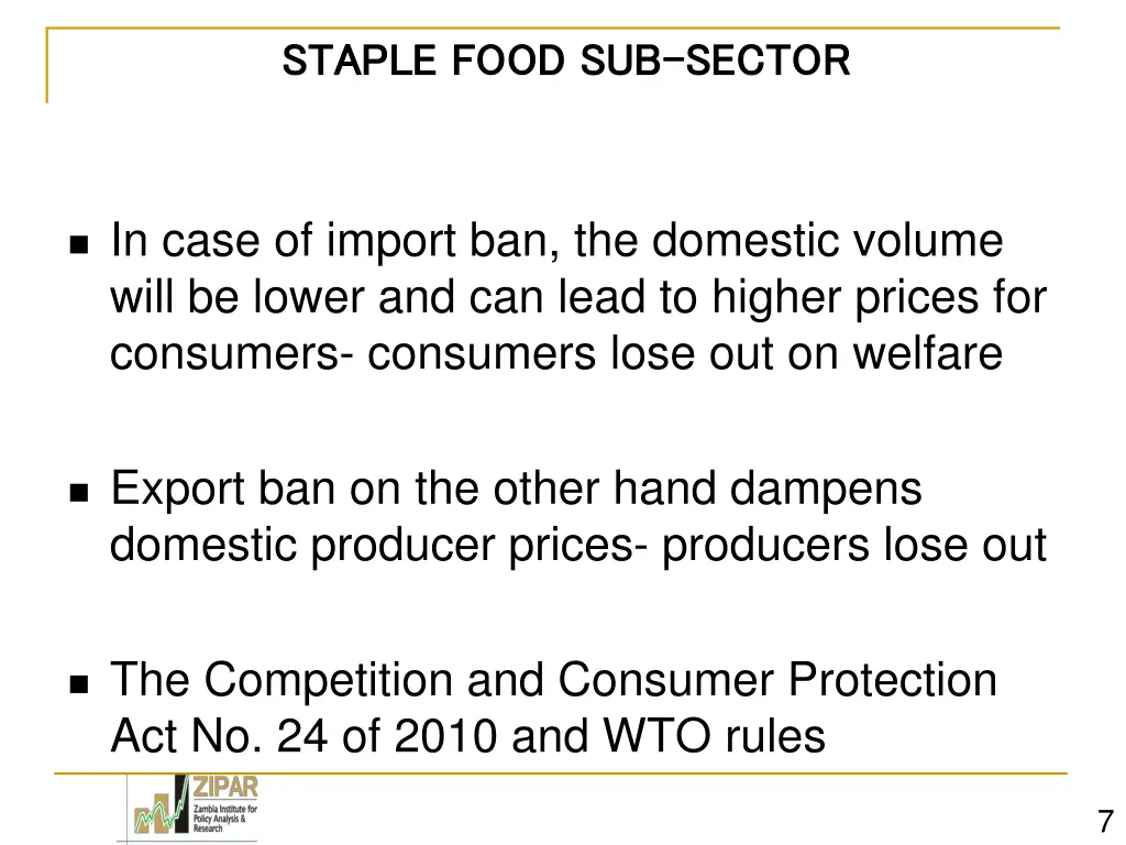 staple food sub staple food sub sector 2