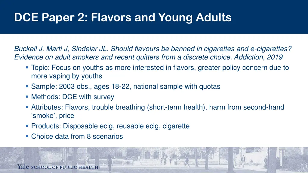 dce paper 2 flavors and young adults