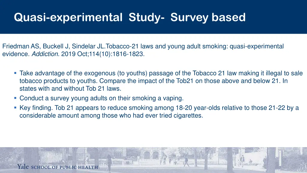 quasi experimental study survey based