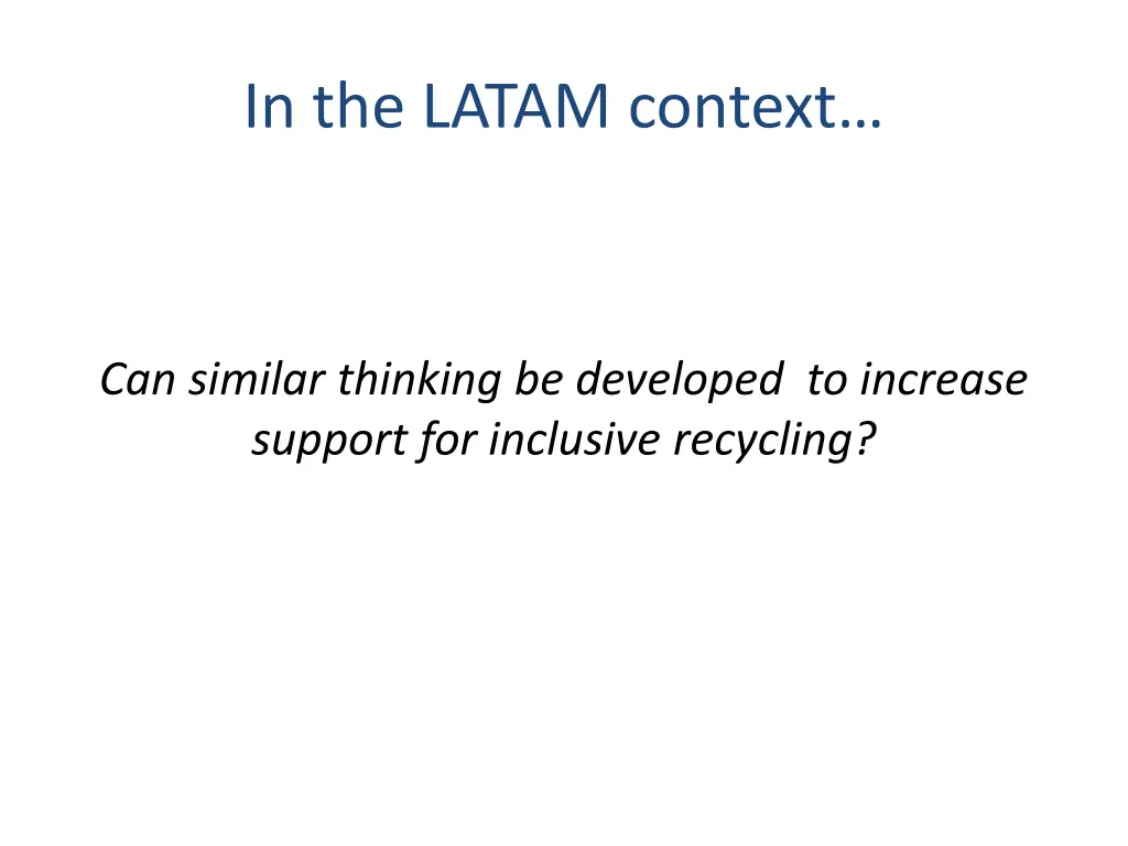 in the latam context