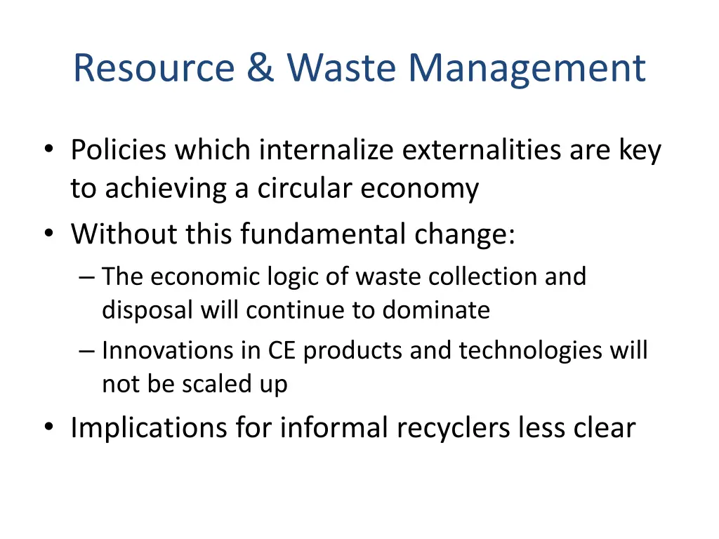 resource waste management