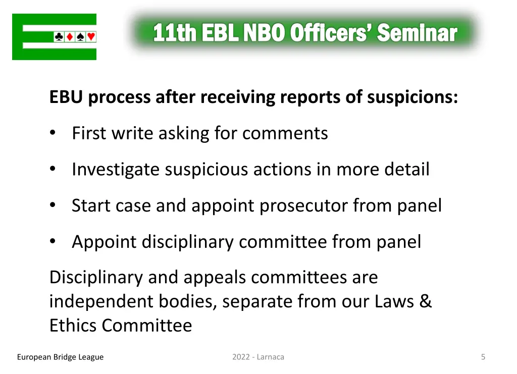 11th ebl nbo officers seminar 4