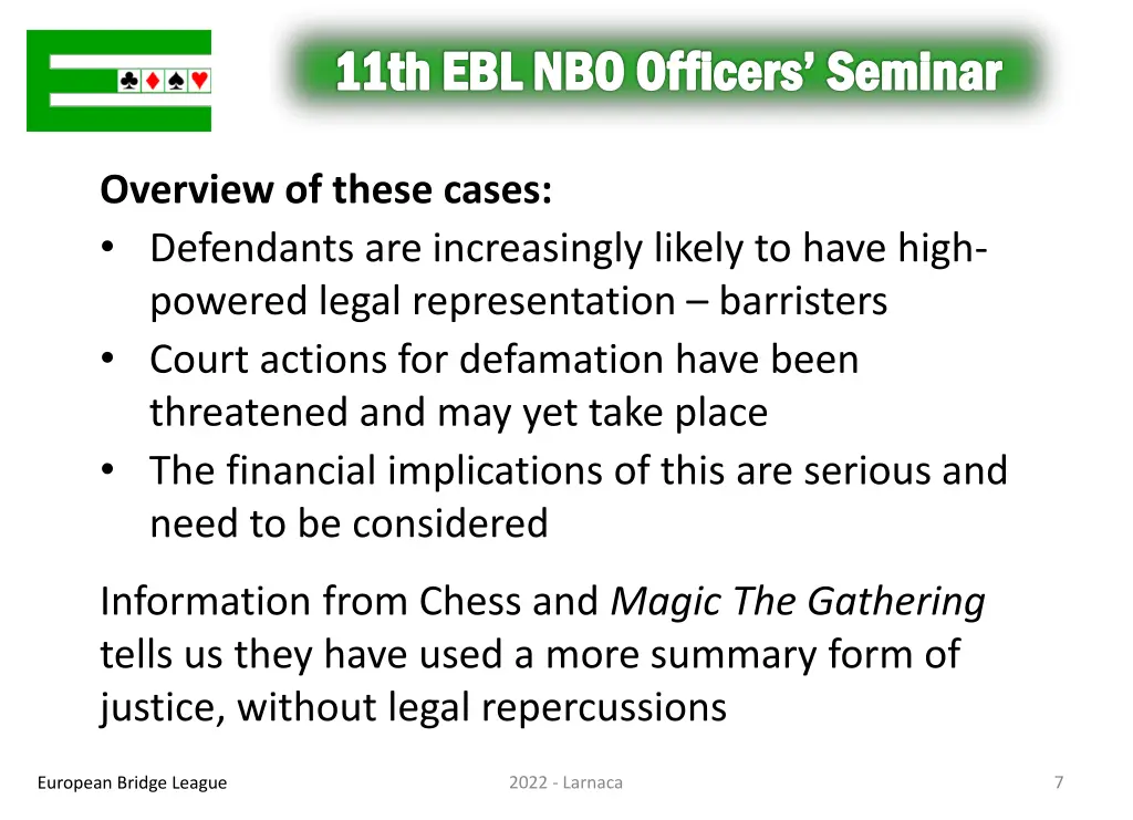 11th ebl nbo officers seminar 6