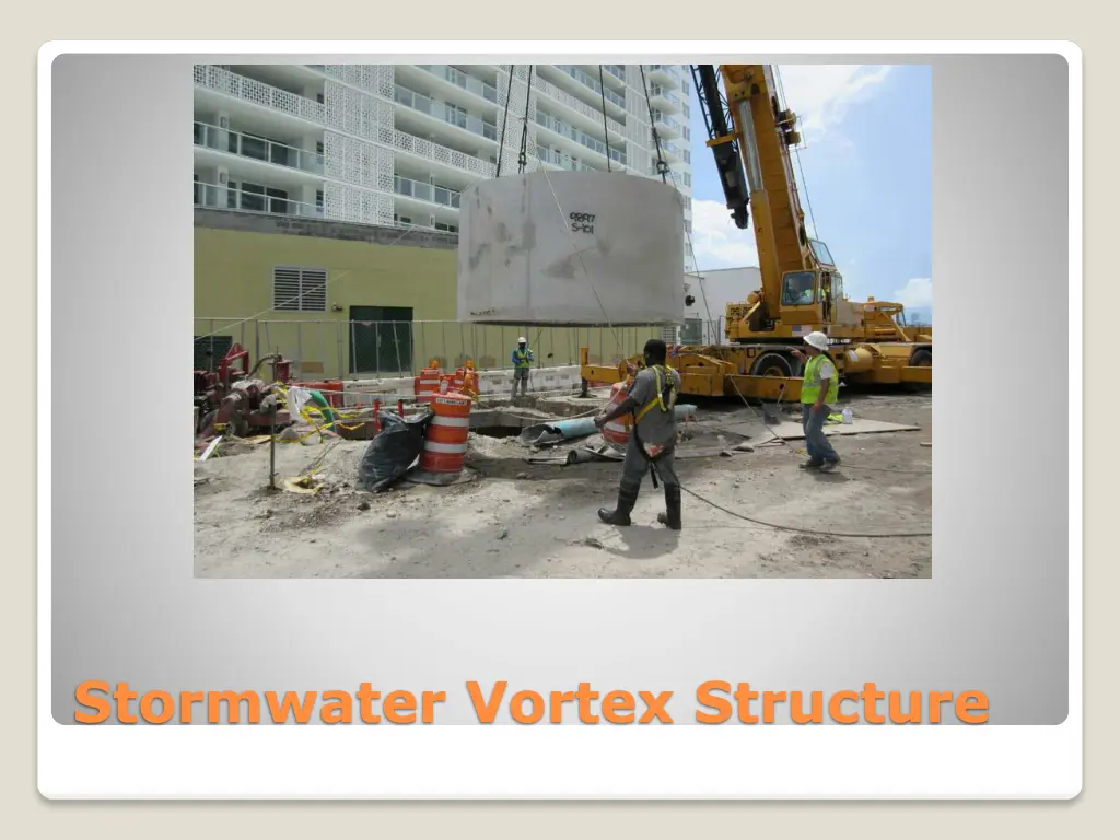 stormwater vortex structure