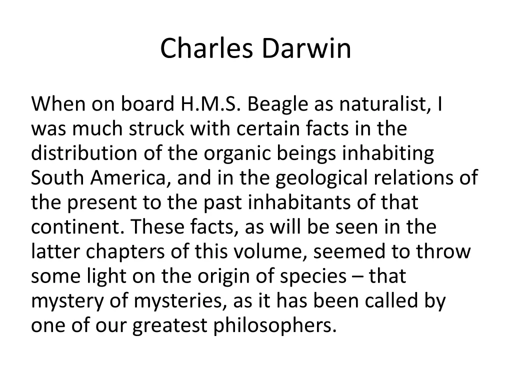 charles darwin