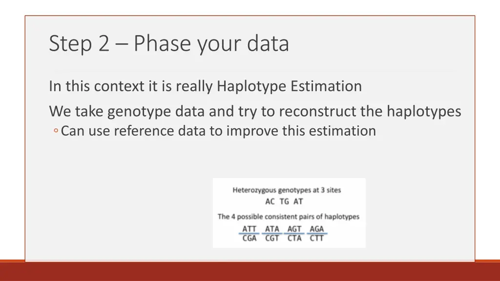 step 2 phase your data