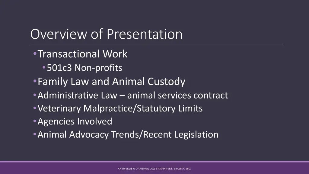 overview of presentation transactional work 501c3