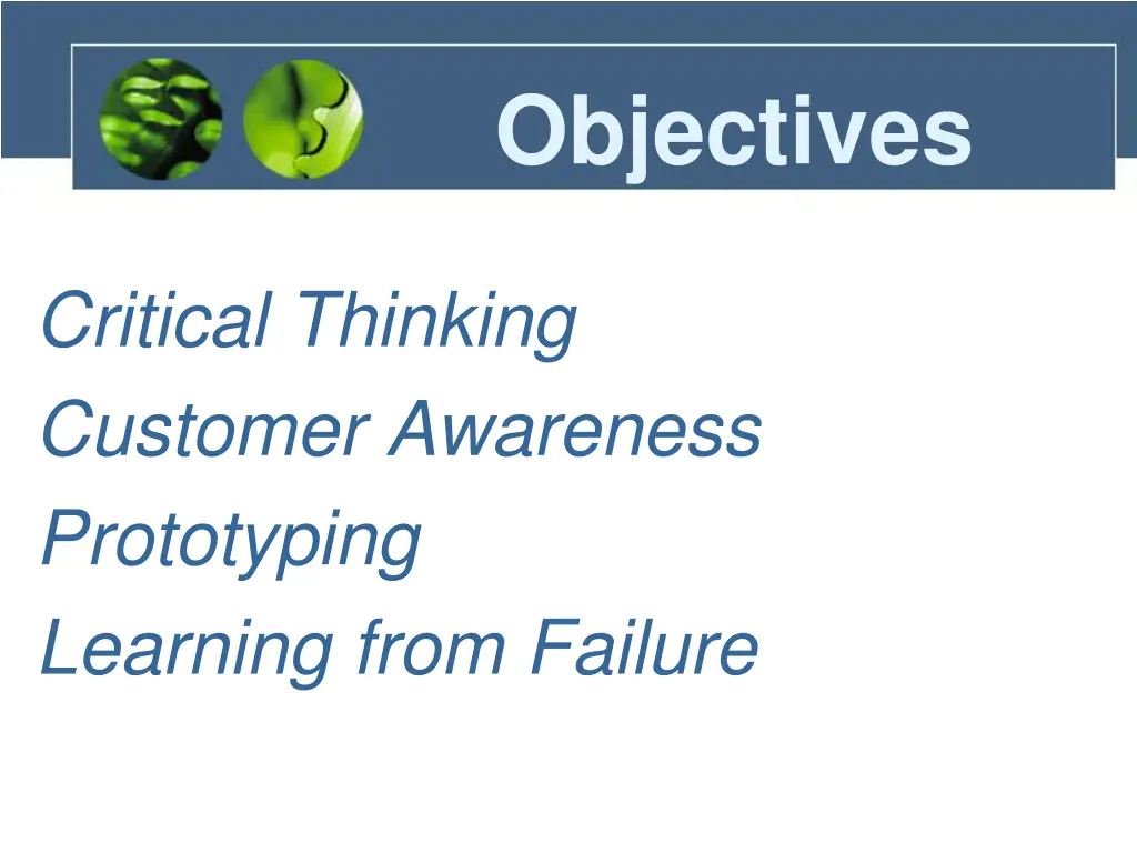 objectives