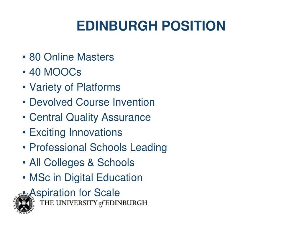 edinburgh position