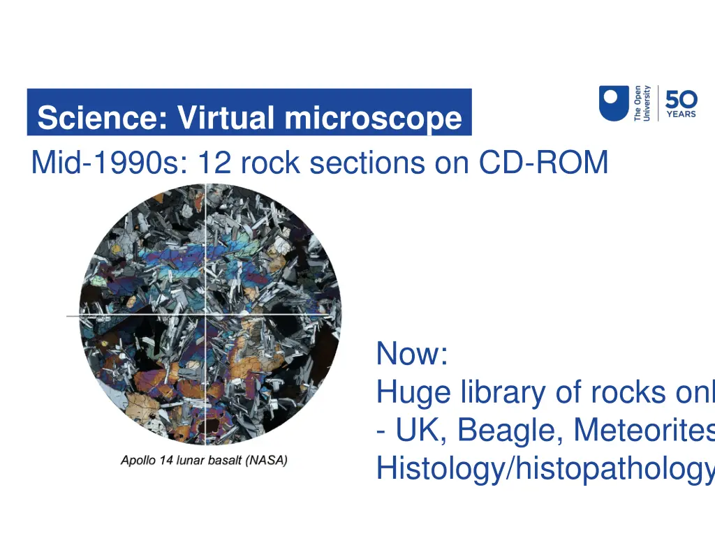 science virtual microscope mid 1990s 12 rock